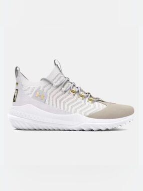 Under Armour Bryce Harper Pro White and Knit Baseball Turf Shoe Men’s Size 8